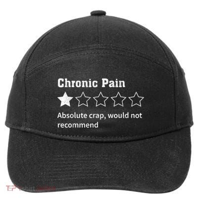 Chronic Pain Sarcastic Quotes Chronic Pain Recommends Absol 7-Panel Snapback Hat