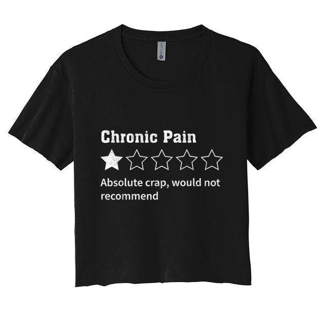 Chronic Pain Sarcastic Quotes Chronic Pain Recommends Absol Crop Top