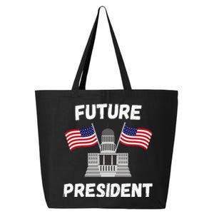 Class President Student Funny Future President 25L Jumbo Tote