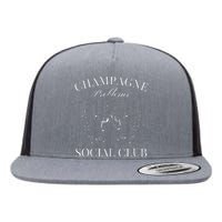 Champagne Problems Social Club Flat Bill Trucker Hat