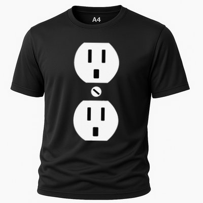 Couple Plug Socket Matching Costume Funny Halloween Gifts Performance Shirt