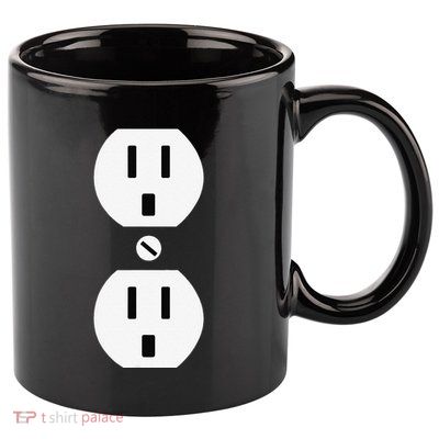 Couple Plug Socket Matching Costume Funny Halloween Gifts 11oz C Handle Ceramic Mug