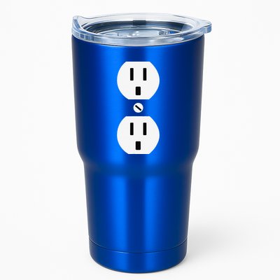 Couple Plug Socket Matching Costume Funny Halloween Gifts Tumbler