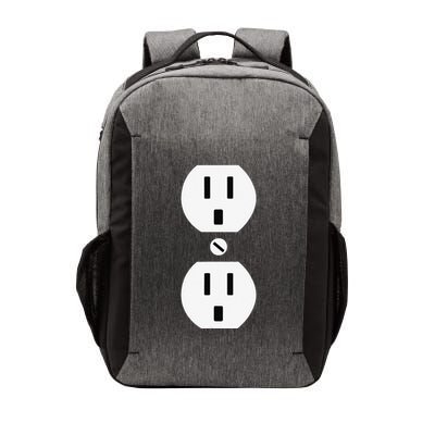 Couple Plug Socket Matching Costume Funny Halloween Gifts Vector Backpack