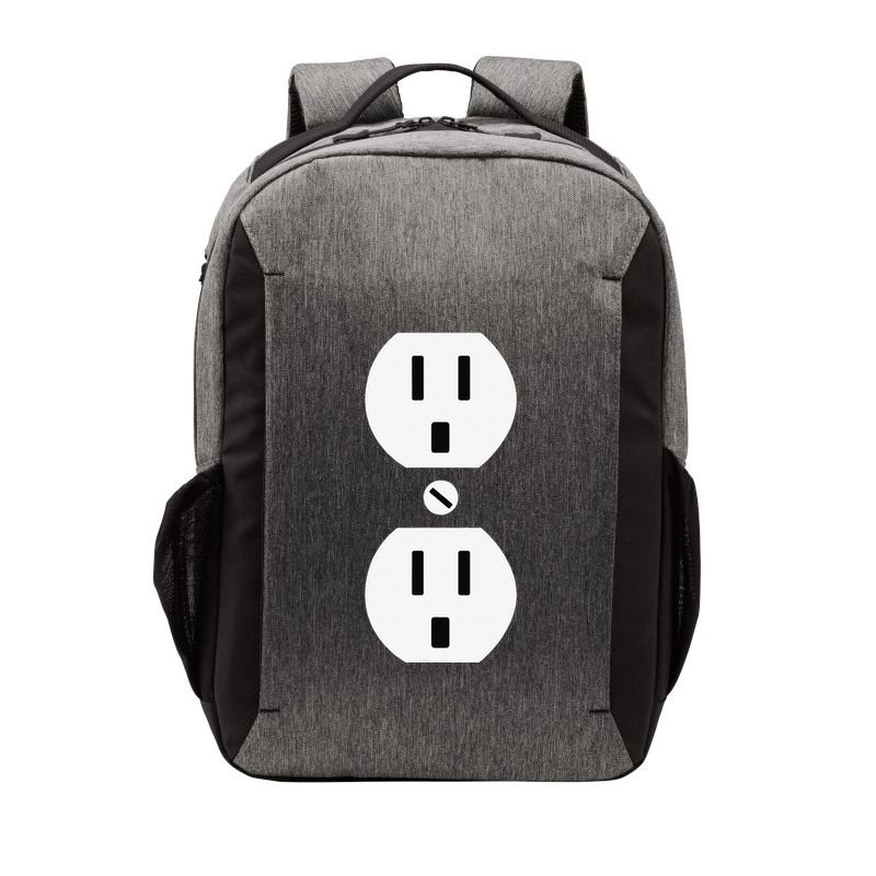Couple Plug Socket Matching Costume Funny Halloween Gifts Vector Backpack