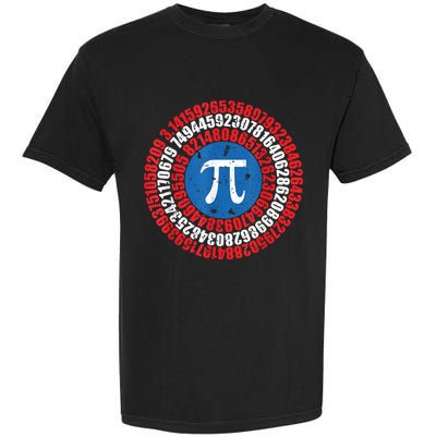 Captain Pi Superhero Pi Day & Math Lover Garment-Dyed Heavyweight T-Shirt