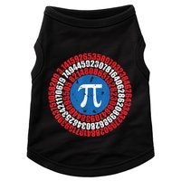 Captain Pi Superhero Pi Day & Math Lover Doggie Tank