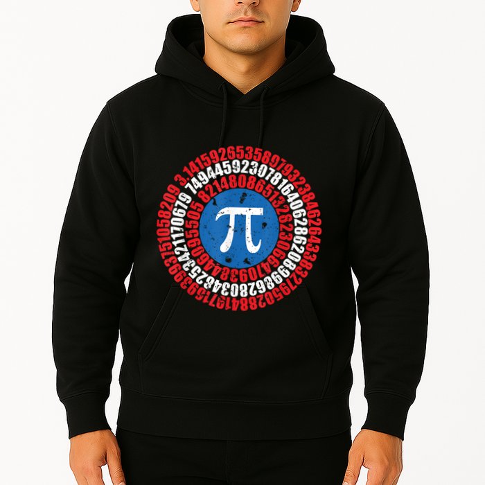 Captain Pi Superhero Pi Day & Math Lover Hoodie