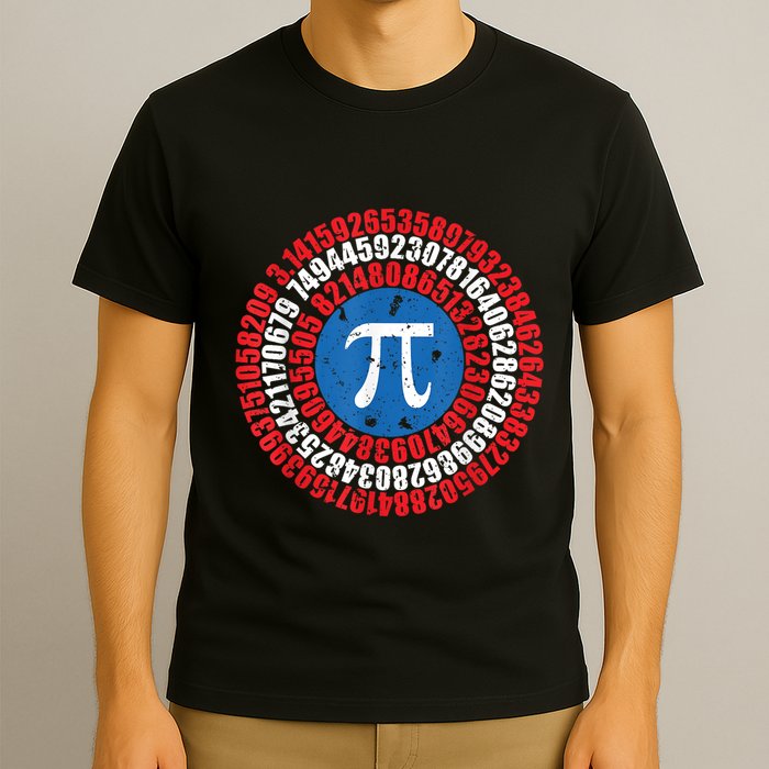 Captain Pi Superhero Pi Day & Math Lover T-Shirt
