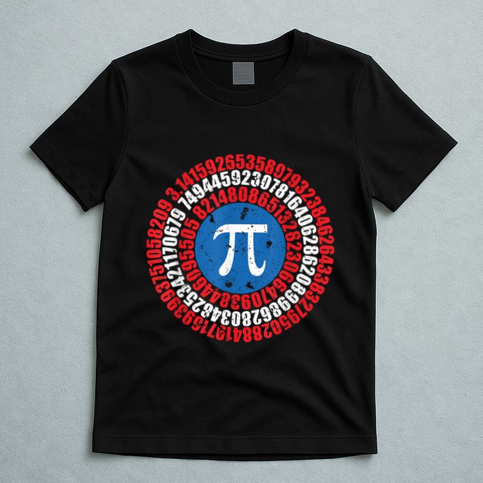 Captain Pi Superhero Pi Day & Math Lover T-Shirt