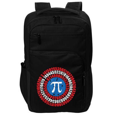 Captain Pi Superhero Pi Day & Math Lover Impact Tech Backpack