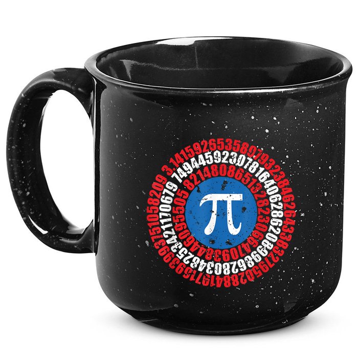 Captain Pi Superhero Pi Day & Math Lover 15oz Campfire Ceramic Mug