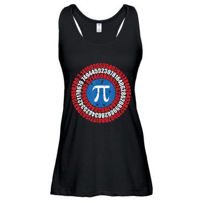 Captain Pi Superhero Pi Day & Math Lover Ladies Essential Flowy Tank