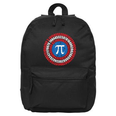 Captain Pi Superhero Pi Day & Math Lover 16 in Basic Backpack