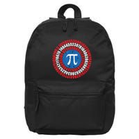 Captain Pi Superhero Pi Day & Math Lover 16 in Basic Backpack
