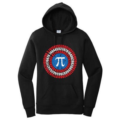 Captain Pi Superhero Pi Day & Math Lover Women's Pullover Hoodie