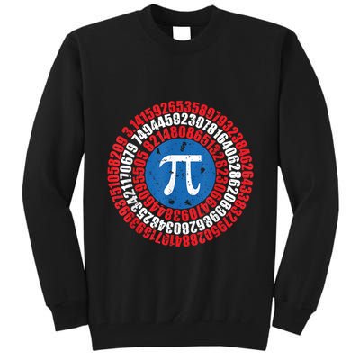 Captain Pi Superhero Pi Day & Math Lover Tall Sweatshirt