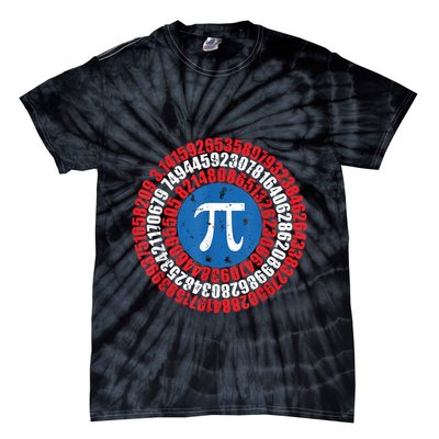 Captain Pi Superhero Pi Day & Math Lover Tie-Dye T-Shirt