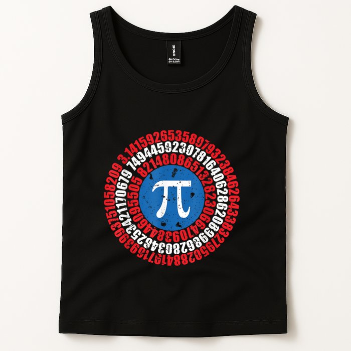Captain Pi Superhero Pi Day & Math Lover Tank Top