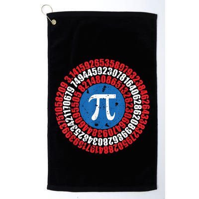 Captain Pi Superhero Pi Day & Math Lover Golf Towel