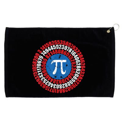 Captain Pi Superhero Pi Day & Math Lover Grommeted Golf Towel