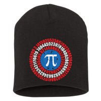 Captain Pi Superhero Pi Day & Math Lover Short Acrylic Beanie