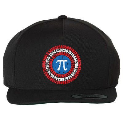 Captain Pi Superhero Pi Day & Math Lover Wool Snapback Cap