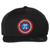 Captain Pi Superhero Pi Day & Math Lover Wool Snapback Cap