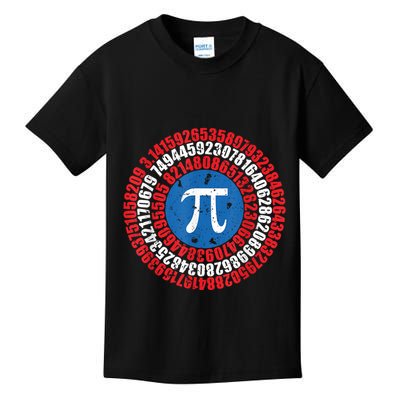 Captain Pi Superhero Pi Day & Math Lover Kids T-Shirt