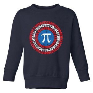 Captain Pi Superhero Pi Day & Math Lover Toddler Sweatshirt