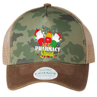 Christmas Pharmacy Squad Pills Xmas Pharmacist Gift Legacy Tie Dye Trucker Hat