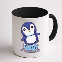 Cute Penguin Standing On An Ice Floe Mug