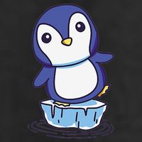 Cute Penguin Standing On An Ice Floe Tumbler