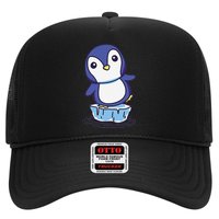 Cute Penguin Standing On An Ice Floe Hat