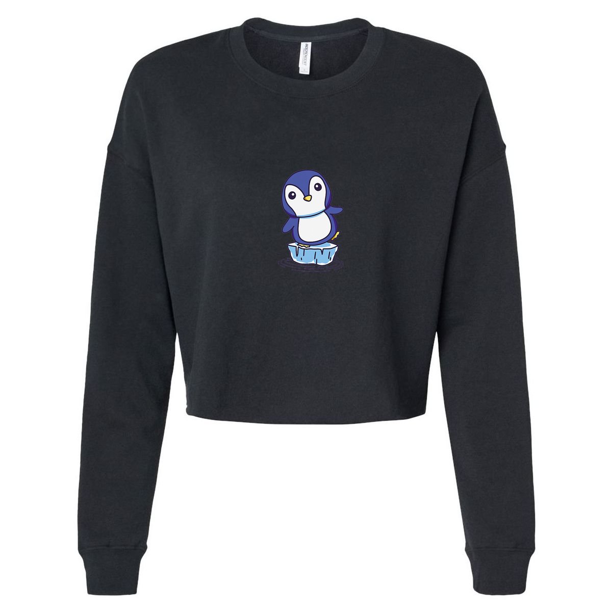 Cute Penguin Standing On An Ice Floe Visor