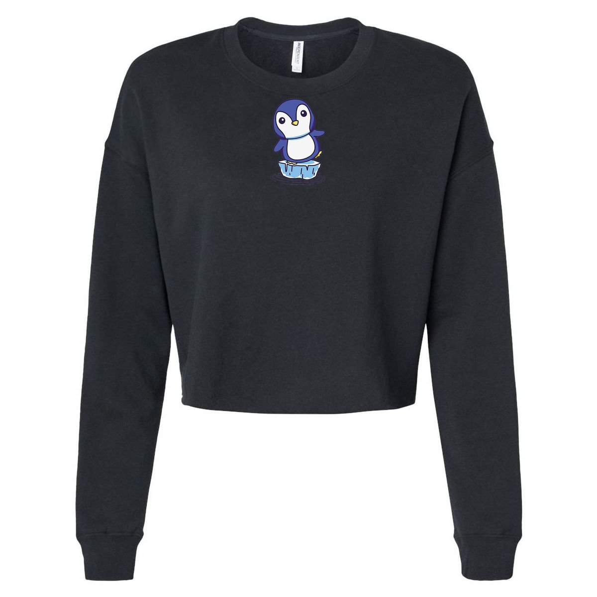 Cute Penguin Standing On An Ice Floe Visor