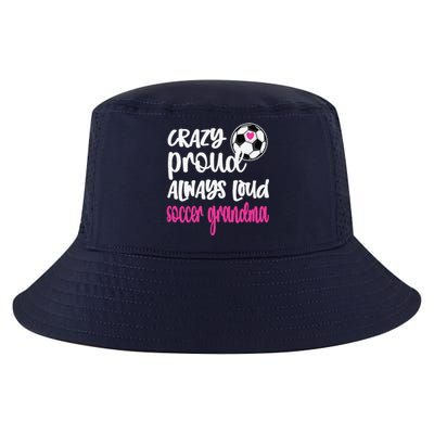 Crazy Proud Soccer Grandma Soccer Player Grandmother Cool Comfort Performance Bucket Hat