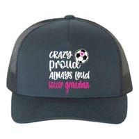 Crazy Proud Soccer Grandma Soccer Player Grandmother Yupoong Adult 5-Panel Trucker Hat