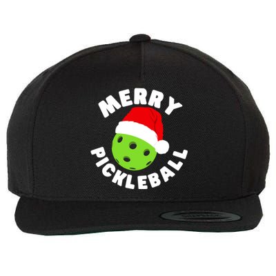 Christmas Pickleball Santa Hat Pickleball Player Xmas Gift Wool Snapback Cap