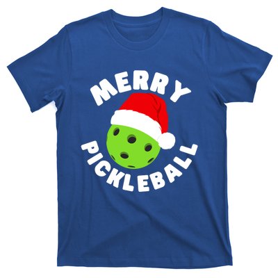 Christmas Pickleball Santa Hat Pickleball Player Xmas Gift T-Shirt