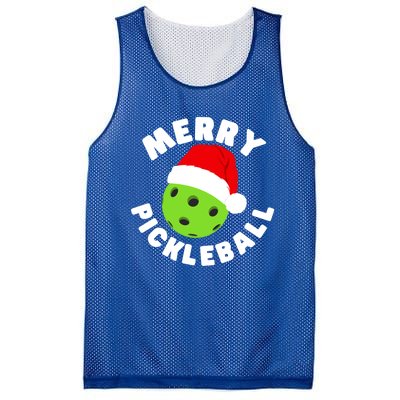 Christmas Pickleball Santa Hat Pickleball Player Xmas Gift Mesh Reversible Basketball Jersey Tank