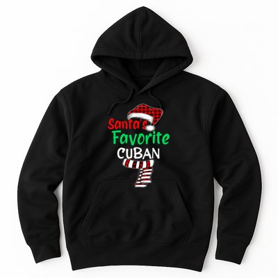 Christmas Pajamas Santa Claus Santas Favorite Cuban Hoodie
