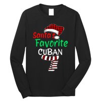 Christmas Pajamas Santa Claus Santas Favorite Cuban Long Sleeve Shirt