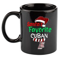 Christmas Pajamas Santa Claus Santas Favorite Cuban 11oz C Handle Ceramic Mug