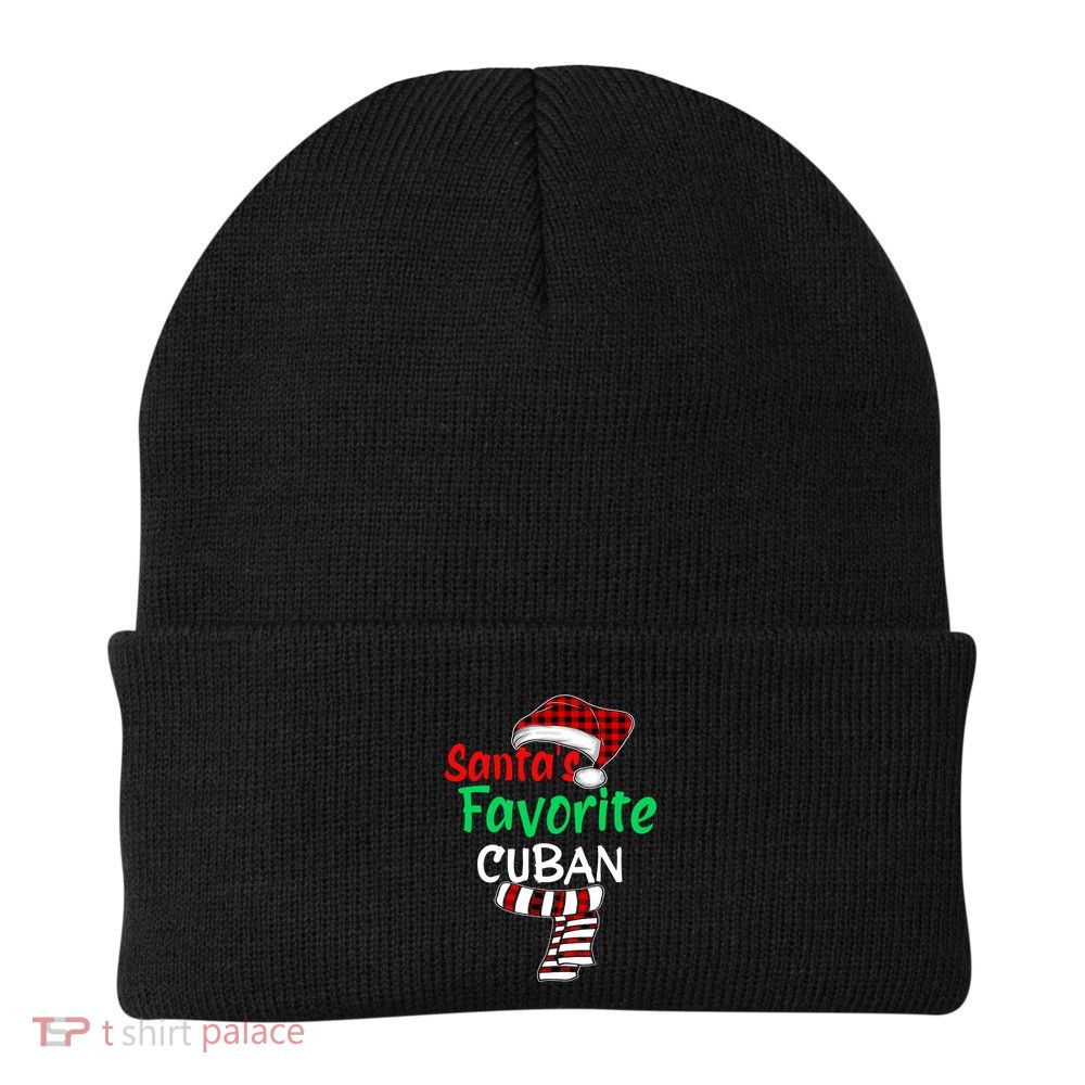 Christmas Pajamas Santa Claus Santas Favorite Cuban Beanie