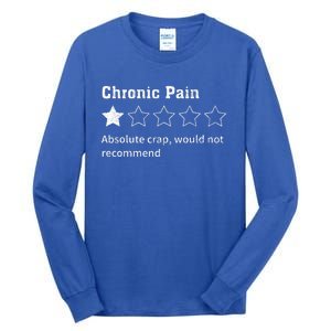 Chronic Pain Sarcastic Quotes Chronic Pain Recommend Tall Long Sleeve T-Shirt