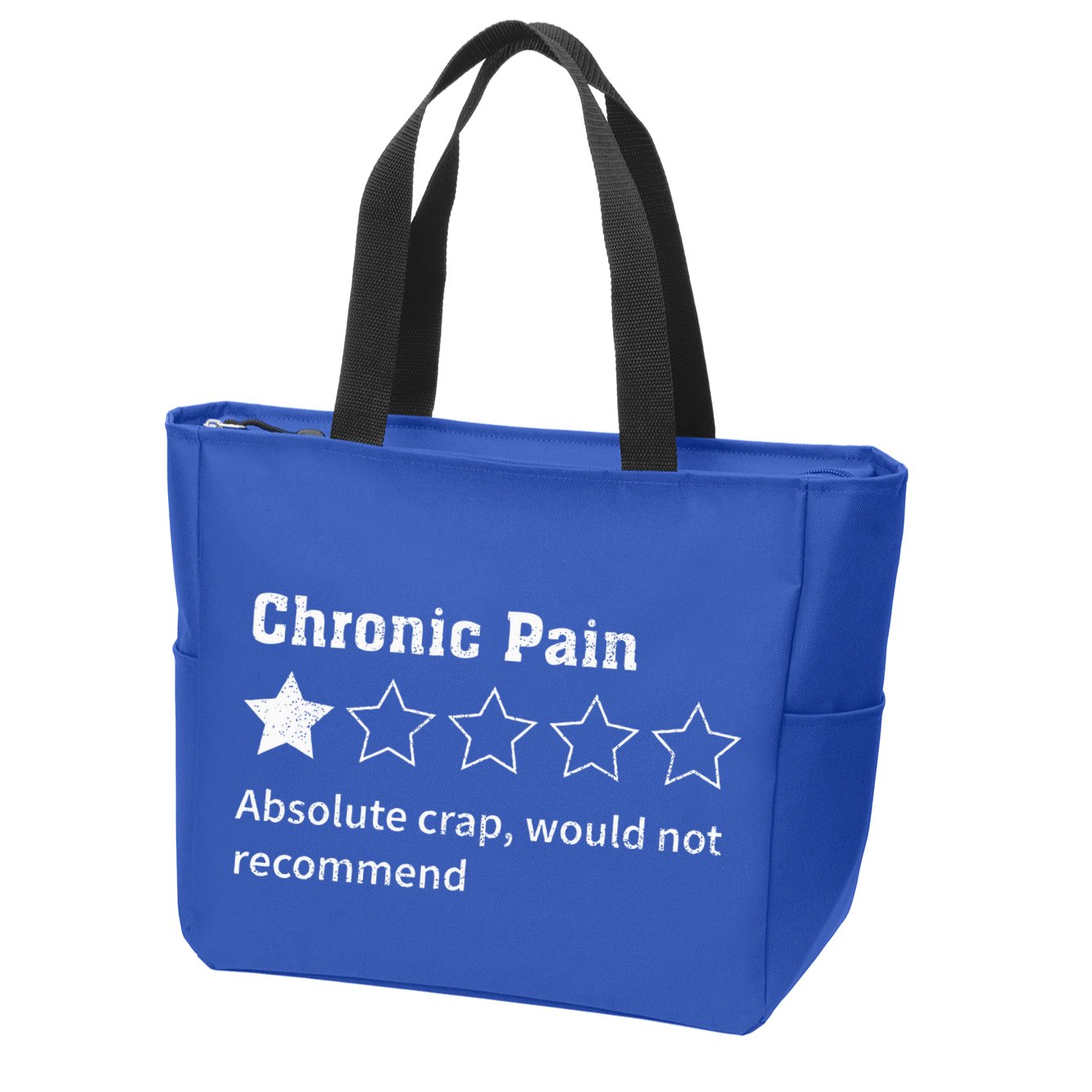 Chronic Pain Sarcastic Quotes Chronic Pain Recommend Zip Tote Bag