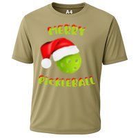 Christmas Pickleball Santa Hat Pickleball Player Winter Dink Cooling Performance Crew T-Shirt