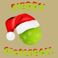 Christmas Pickleball Santa Hat Pickleball Player Winter Dink Cooling Performance Crew T-Shirt