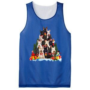 Christmas Pajama Scottish Terrier Xmas Tree Funny Gift Dog Lovers Cool Gift Mesh Reversible Basketball Jersey Tank